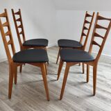 Set of 4 scandinavian chairs