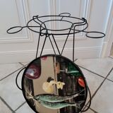 60s fish coffee table