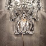 Kinkeldey glass wall lamp, Germany, 1970