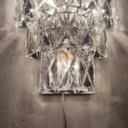 Kinkeldey glass wall lamp, Germany, 1970