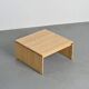Solid pine coffee table, Les Arcs 1800.