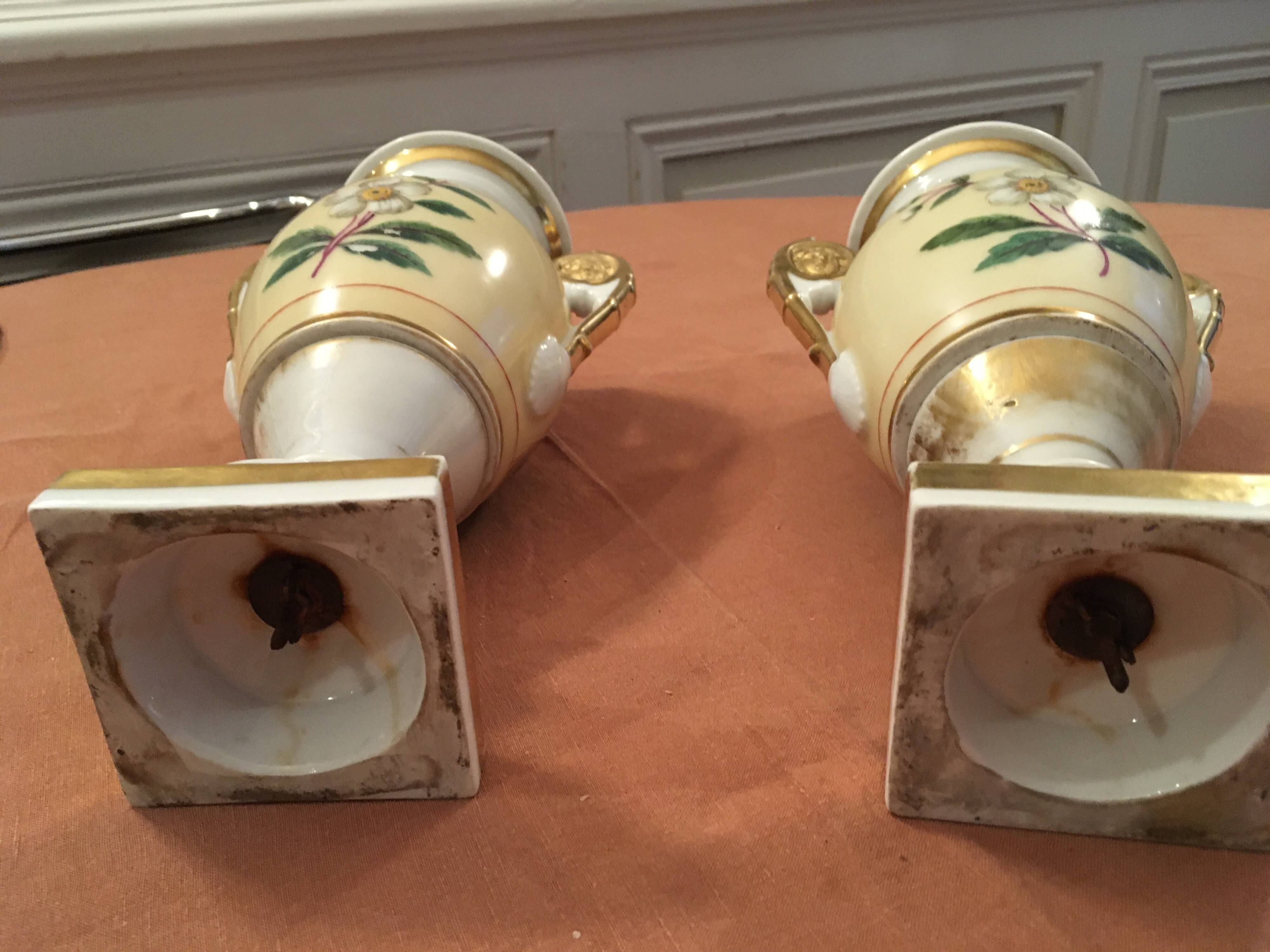 Pair of Empire vases