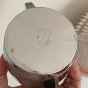 Théière et pot à sucre en cuivre