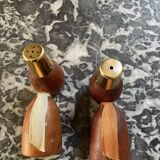 Scandinavian saliere & pepper duo