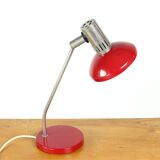 Midcentury Red Table Lamp By Aka Leuchen, Germany 1970s