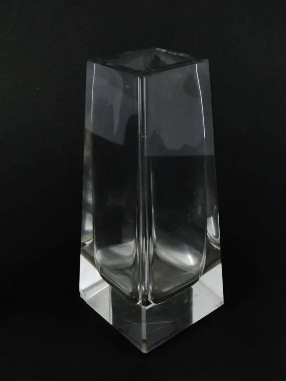 Art Deco vase, crystal, Czechoslovakia, 1930s