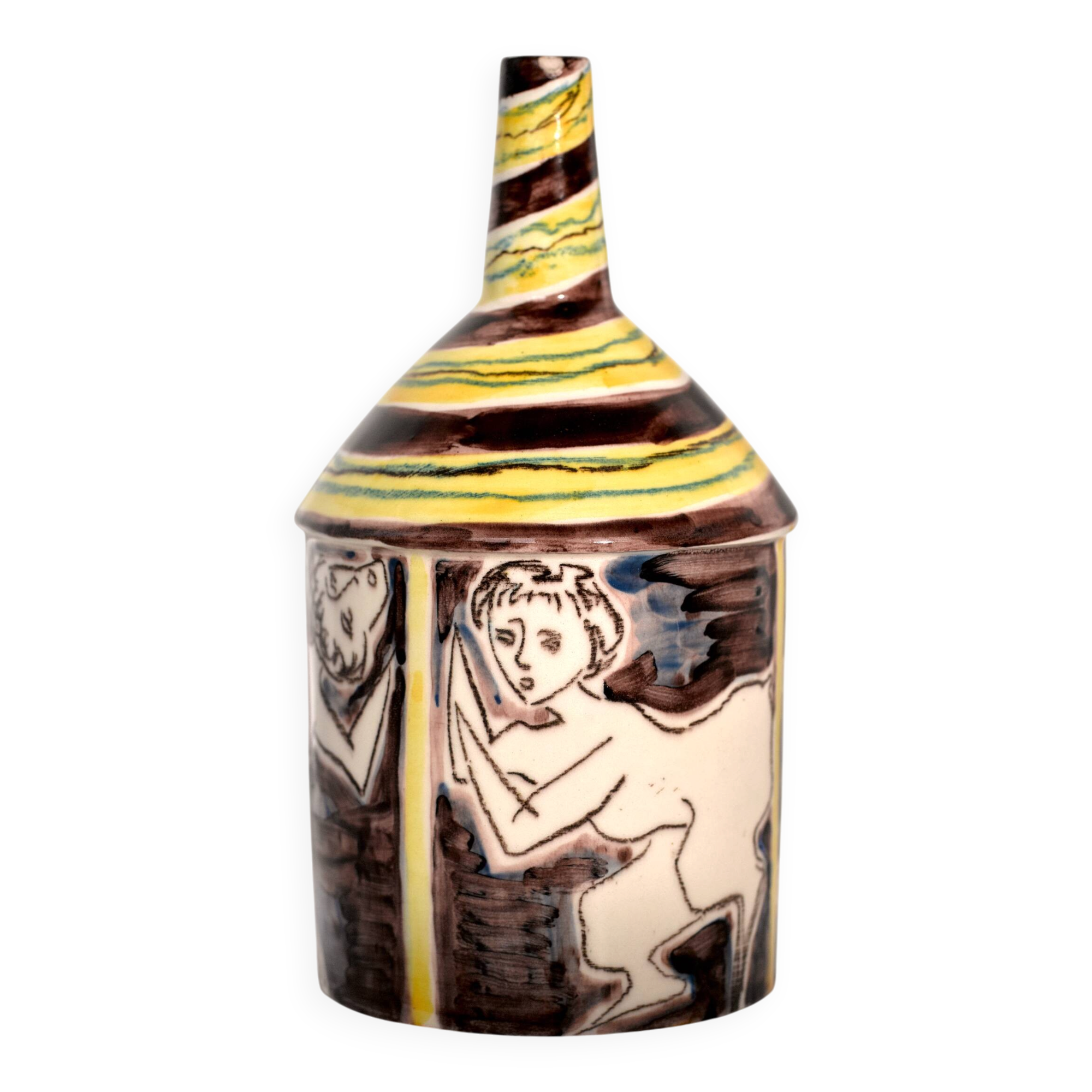 bottle vase Marcello Fantoni