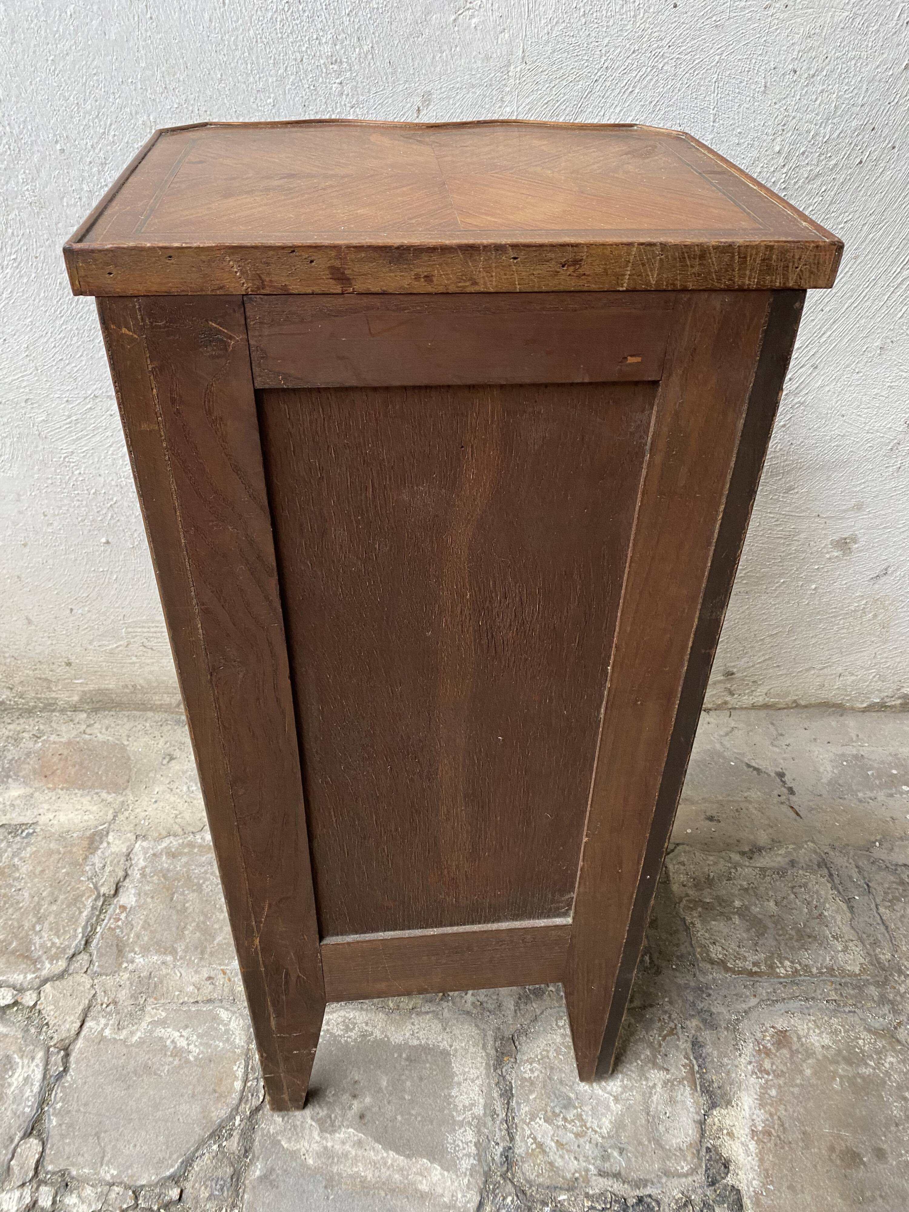 Chiffonier XIX/XX 4 mahogany drawers