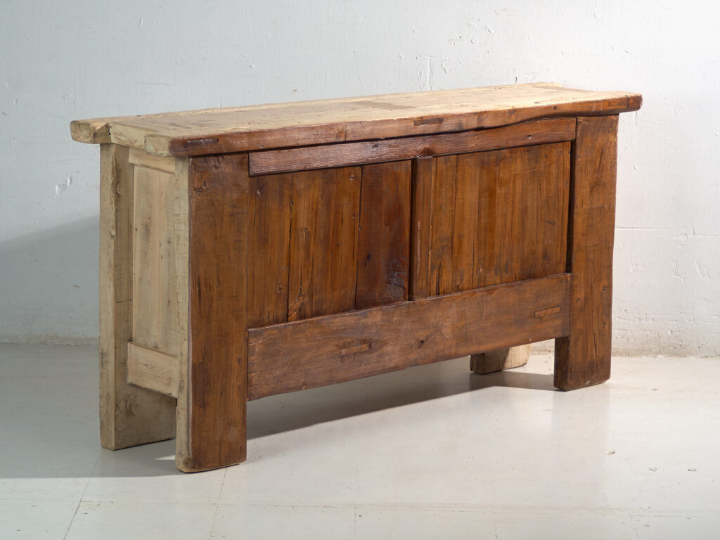 Antique carved pine buffet – China, circa 1930