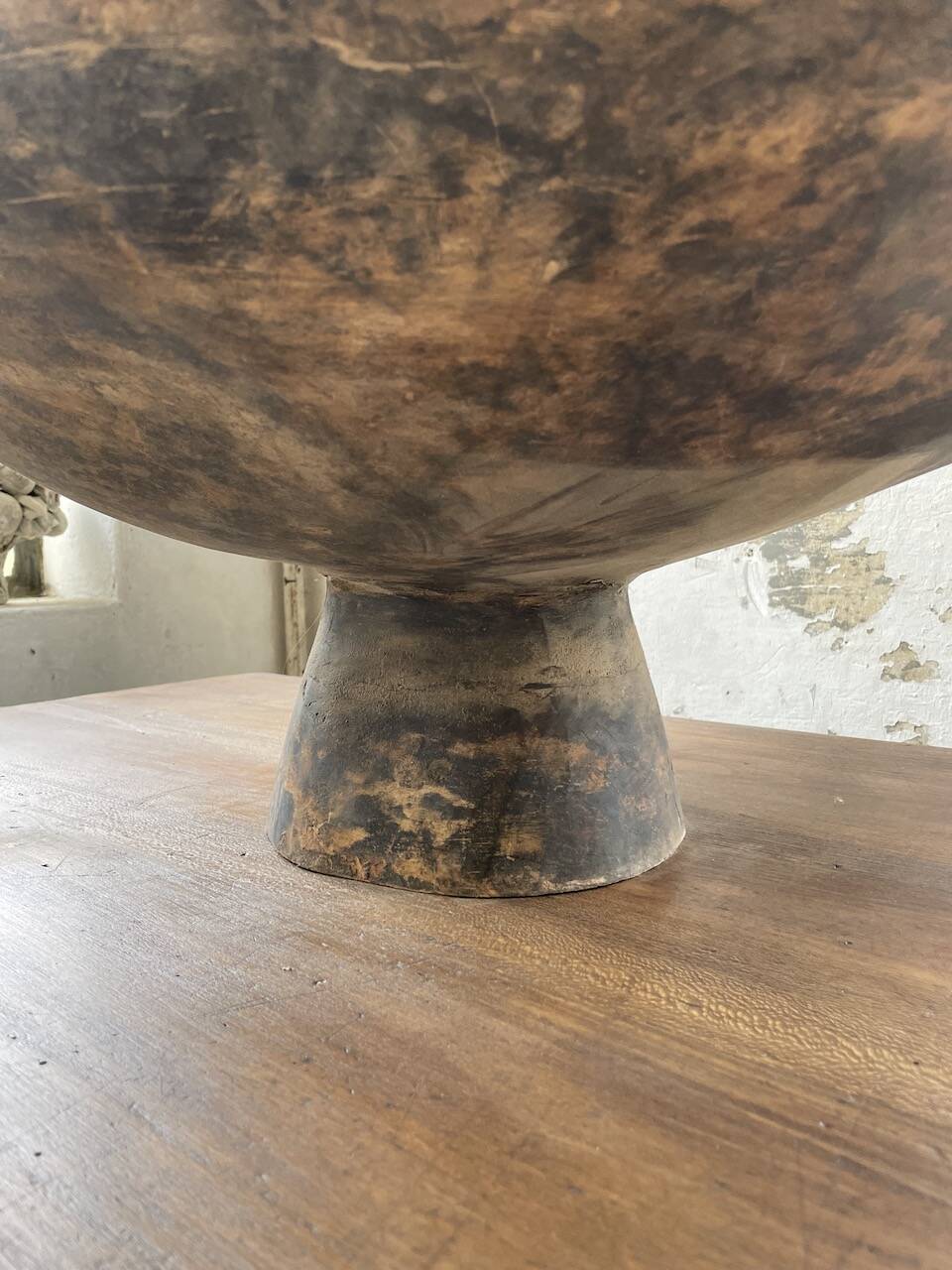 XL wooden Tuareg dish