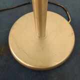 Lampadaire seventies en aluminium et chrome