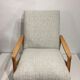 pair of 60s chairs retaped grey mottled