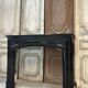 Black marble fireplace from around 1900