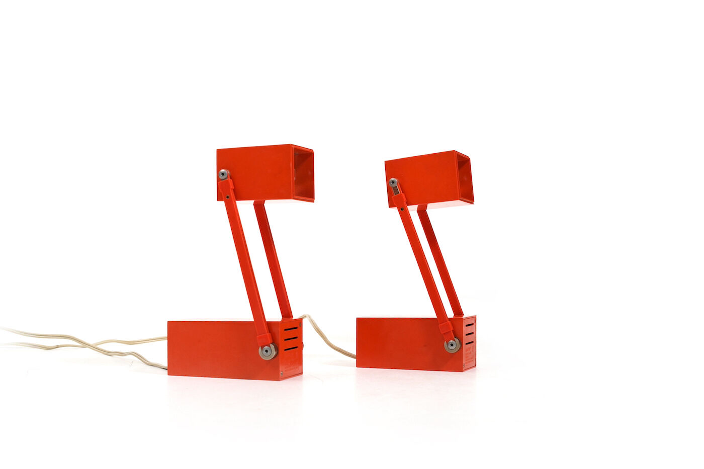 2 table lamps by bent gantzel-boysen 1960s