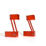 2 table lamps by bent gantzel-boysen 1960s
