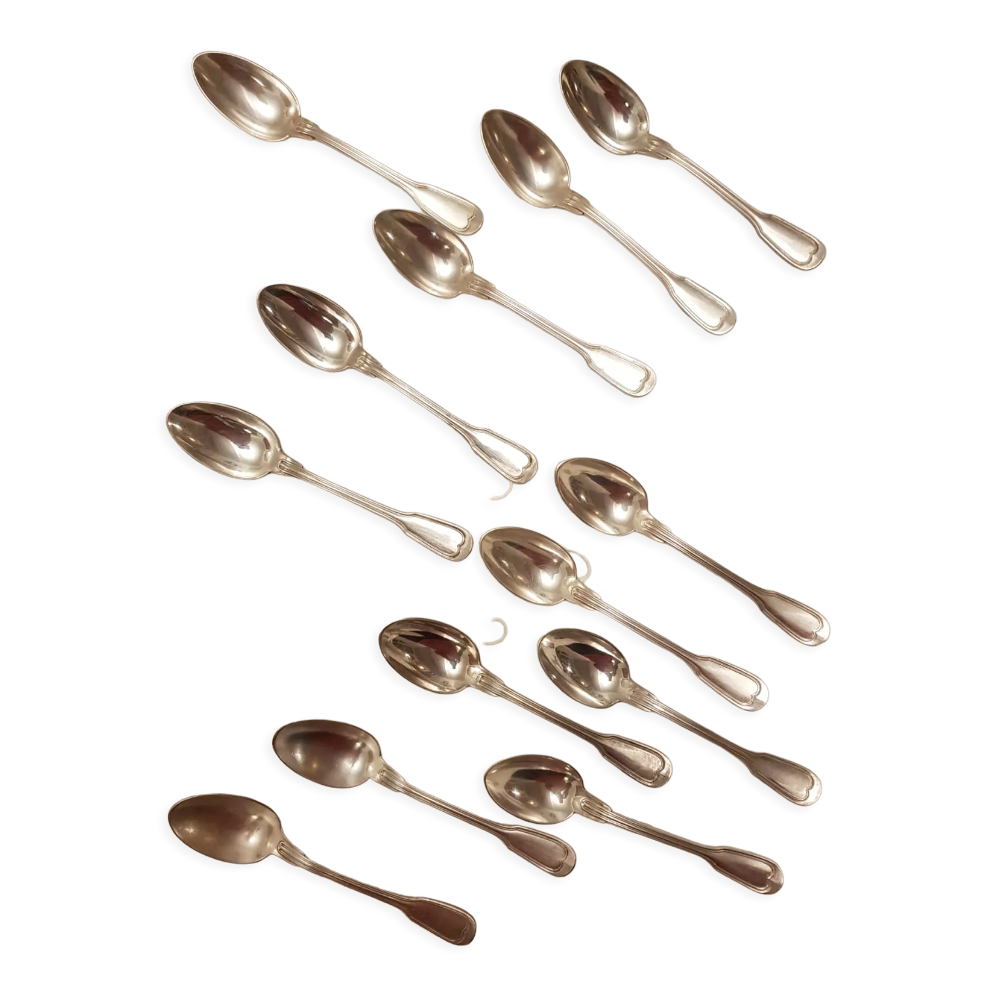 12 silver spoons