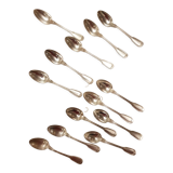 12 silver spoons