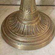 Paire de bougeoirs en laiton