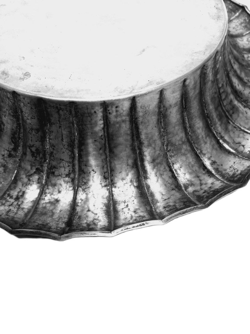Unique Art Deco Futurist Polish Silver Fruit Bowl from Czaplicki, 1930s