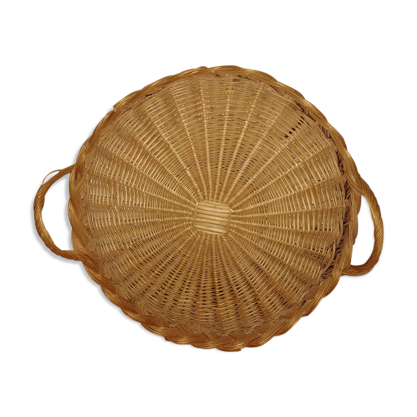 Vintage wicker volette