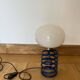 Blue spring lamp 70's + opaline