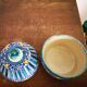 Candy pot ceramic hand painted