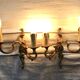 Pair Of Applique 2 Lights Bronze St Louis XV