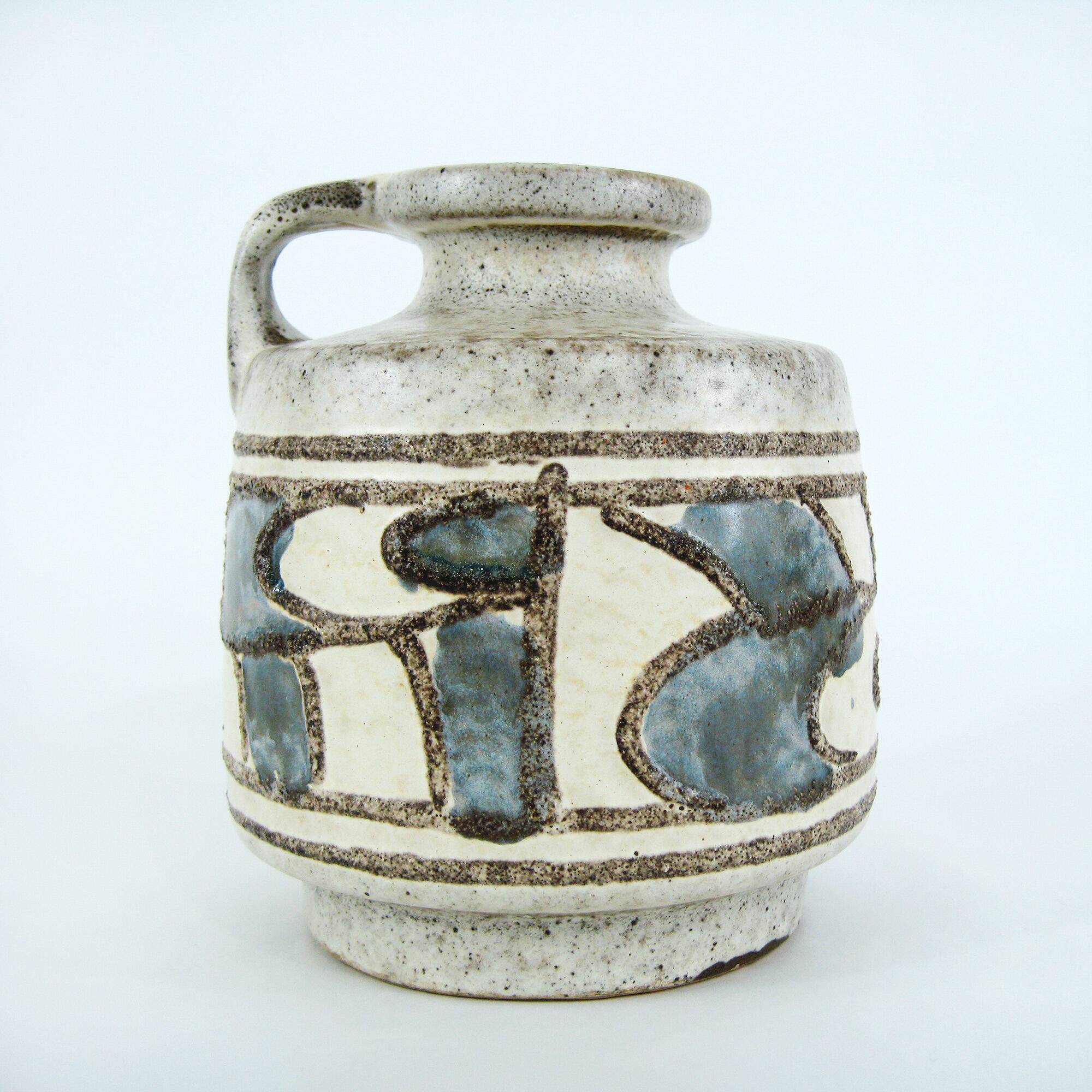 VEB Haldensleben GDR ceramic vase - vintage 60s