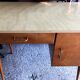 Bureau en bois plateau formica des années 60