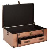 Copper Storage Trunk Coffee Table
