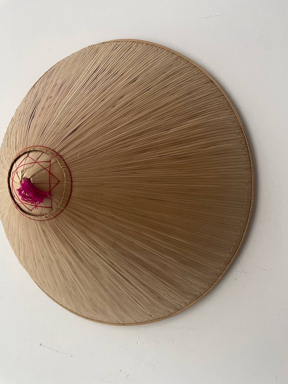 Embroidered Vietnamese hat