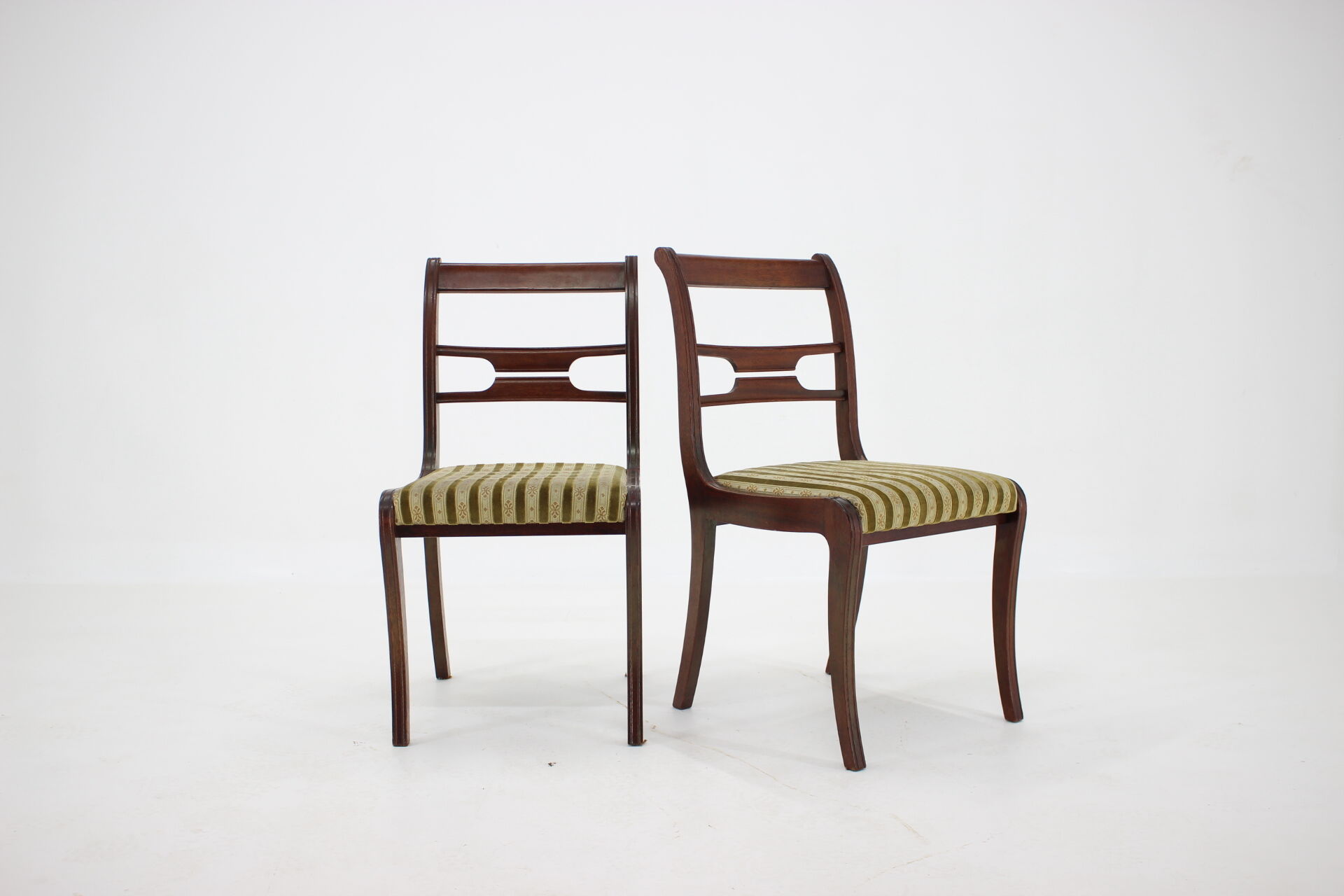 Set of four art deco dining chairs, 1940
