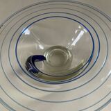 Vintage glass paste pocket bowl