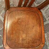 Bistro chair bar restaurant beech with slatted backrest