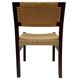 Vintage dining room chairs with papercord seat / 1970 design