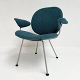 Reupholstered Trienale armchair by Willem Gispen for Kembo Rhenen