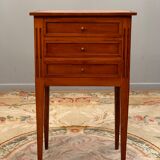 Chiffonnière table of louis xvi period around 1780