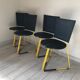 Chaises  terna par Seccose design 1985 Gaspare Cairoli