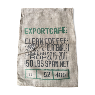 Burlap coffee bag