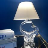 CRYSTAL FOOT TABLE LAMP