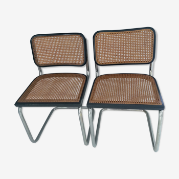 Paire de chaises Cesca B32 par Marcel Breuer 1992