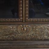 Magnificent Italian Wardrobe in Walnut with Big Lion Feet, 1920s