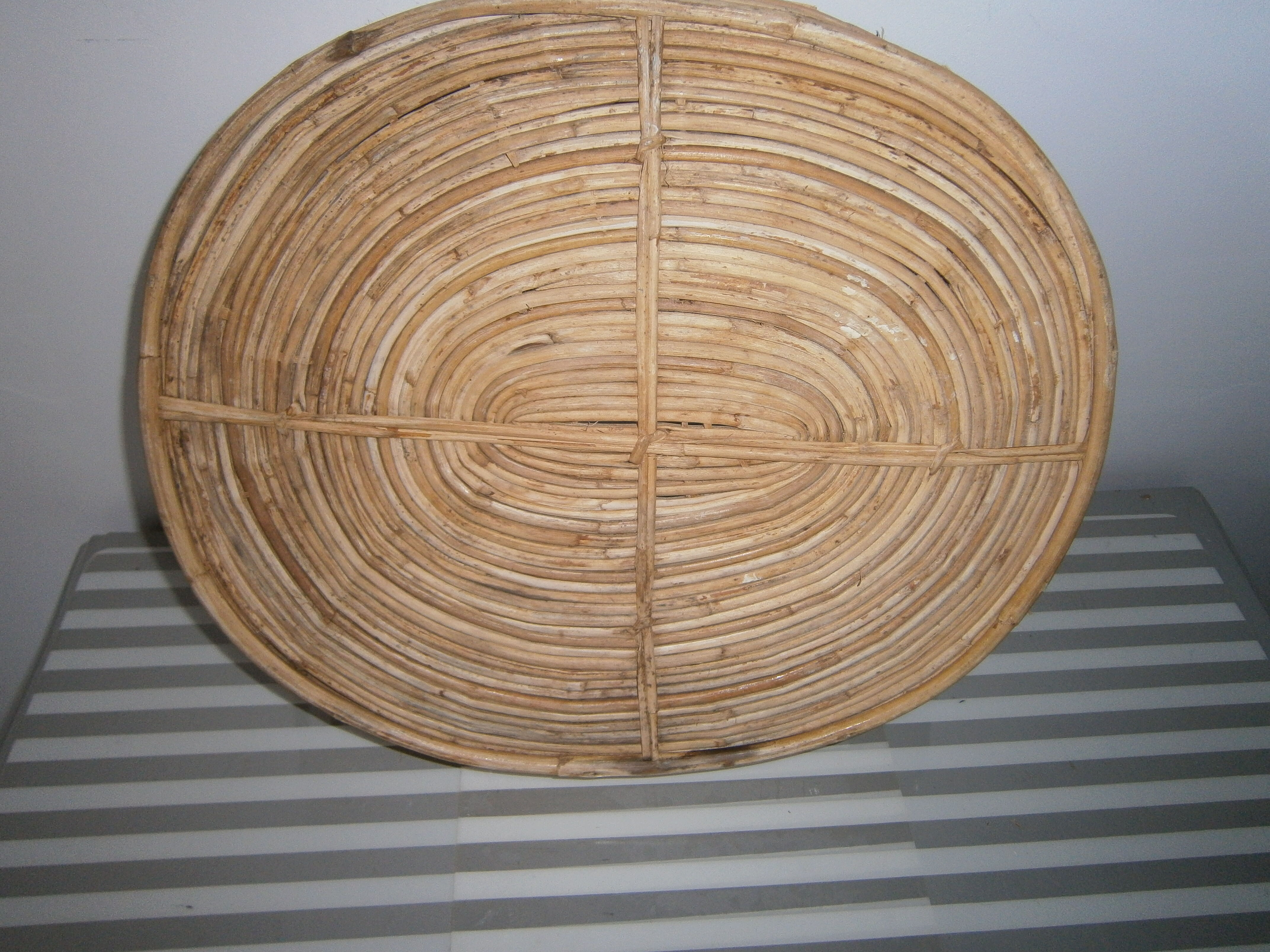 Rattan tray