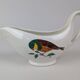 Gien service model birds in polychrome earthenware hand painted