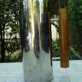 Scandinavian pitcher by Guy Degrenne in stainless steel and wood