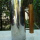Scandinavian pitcher by Guy Degrenne in stainless steel and wood