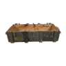 Old wooden military transport crate