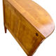 Commode demi-lune 3 tiroirs en merisier style Louis XVI