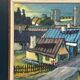 Original Swedish Oil on Panel – “Northern District, Visby” by Mats Ahlberg
