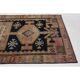 Vintage Turkish Oushak handmade wool cotton tan runner rug 114x285